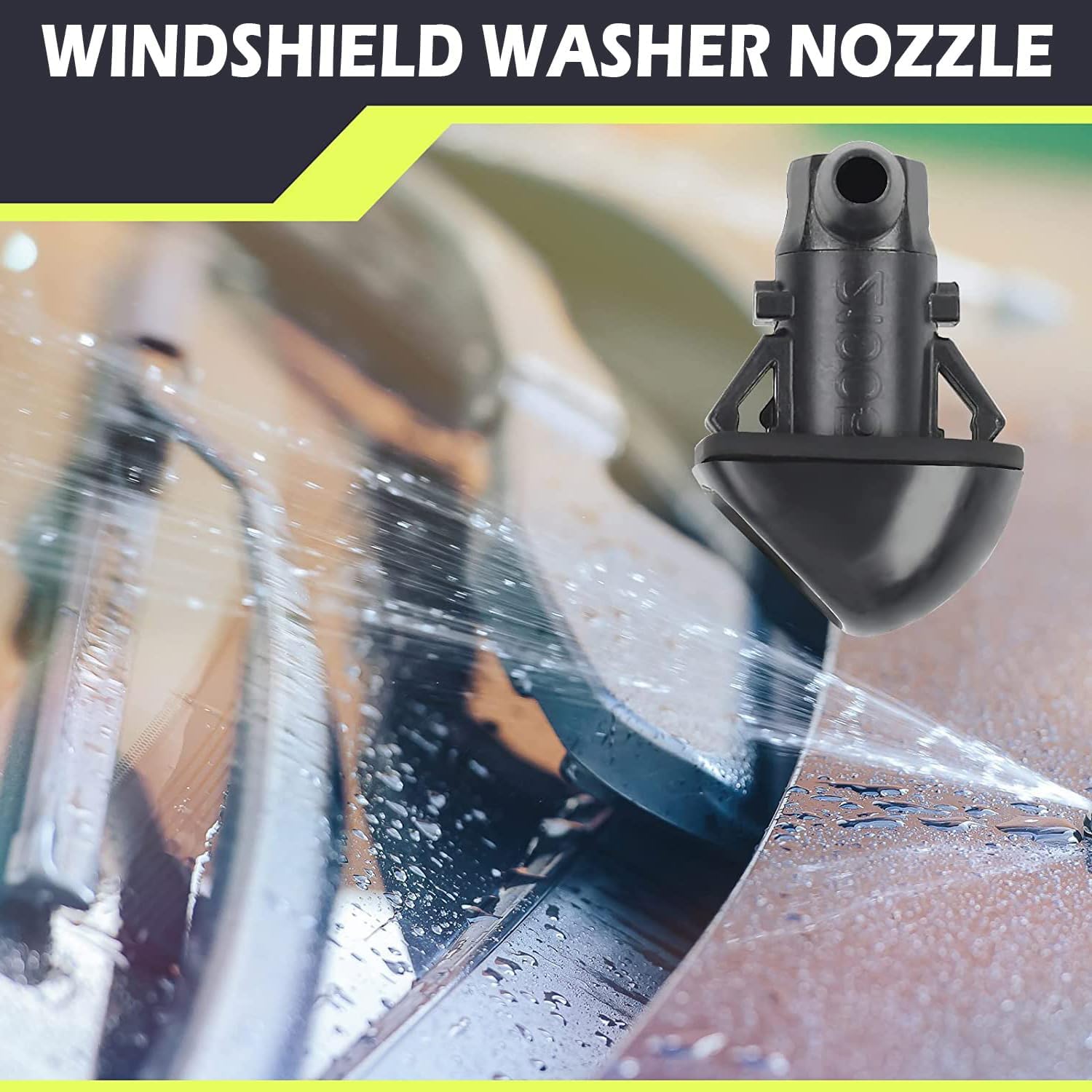 

Windshield Washer Nozzle Kit, Replacement for 2011-2014 Honda Odyssey (KA/KC/KL/KX), OE Number 76810-TK8-A01, 2-Piece Set