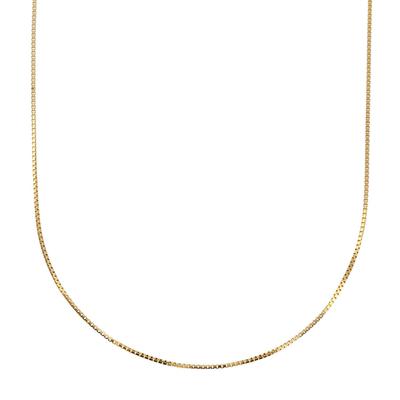 Náhrdelník z 18K zlata K18 Benátský řetízek 45 cm Šířka nastavení typu [Fairy Kallet] (Pin 0,7 mm Přibl. 1,8 g)