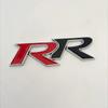 3D Metal RR Logo Car Front Grille Rear Trunk Emblem Badge Decals For Honda Civic Mugen Accord Crv City Hrv Sticker Accessories  JP8