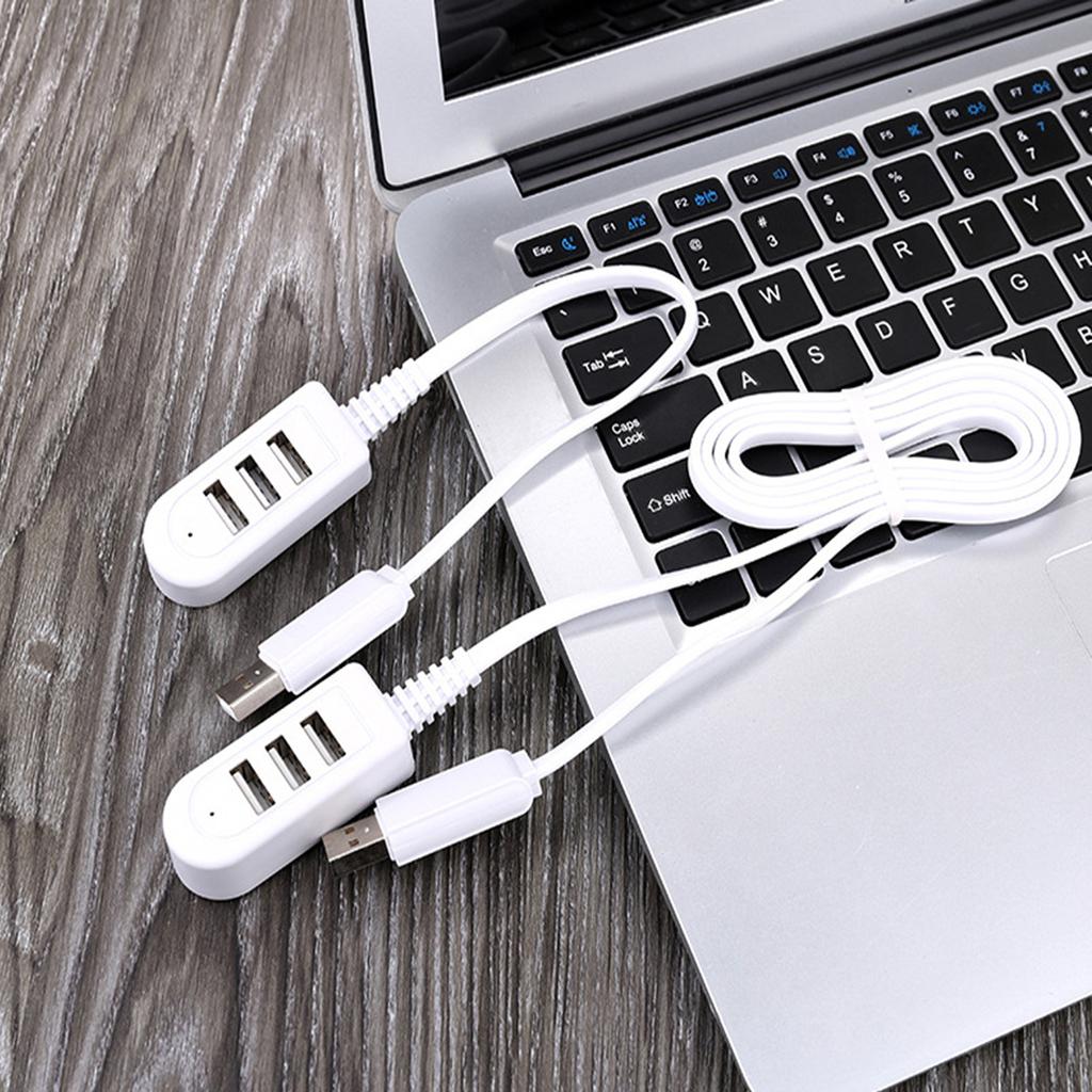3 In 1 Splitter Usb Multi-function 3A Charger Portable Converter Extension Line Expansion Multi-port HUB Data Cable