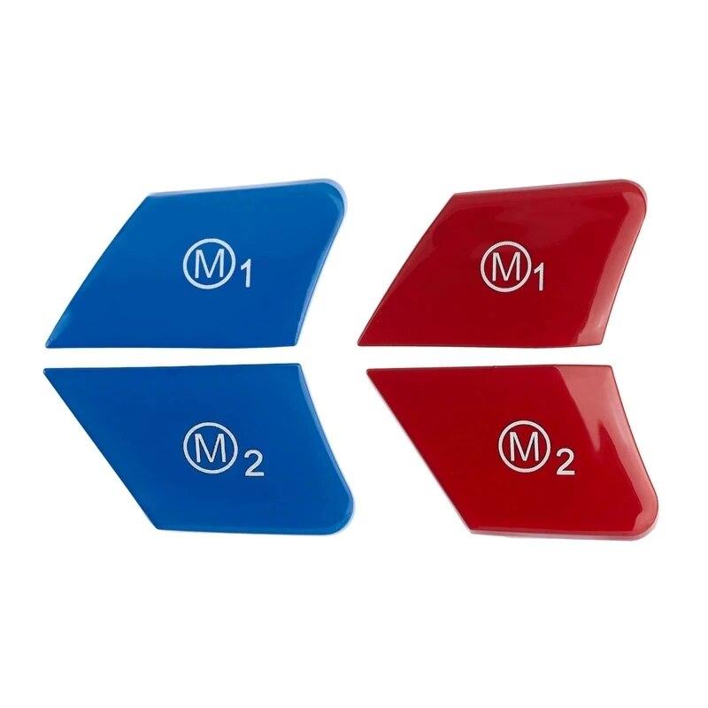 Car Steering Wheel M1 M2 Switch Button Cover For BMW M3 M4 M5 M6 X5M X6M F80 F82 F83 F10 F15 F16 F21 F30 F32 F33 F36 F06 F12