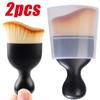 Car Interior Cleaning Brush Conditioner Air Outlet Soft Fur Clean Brushes with Shells Crevice Dust Removal Detailing Brush Tools