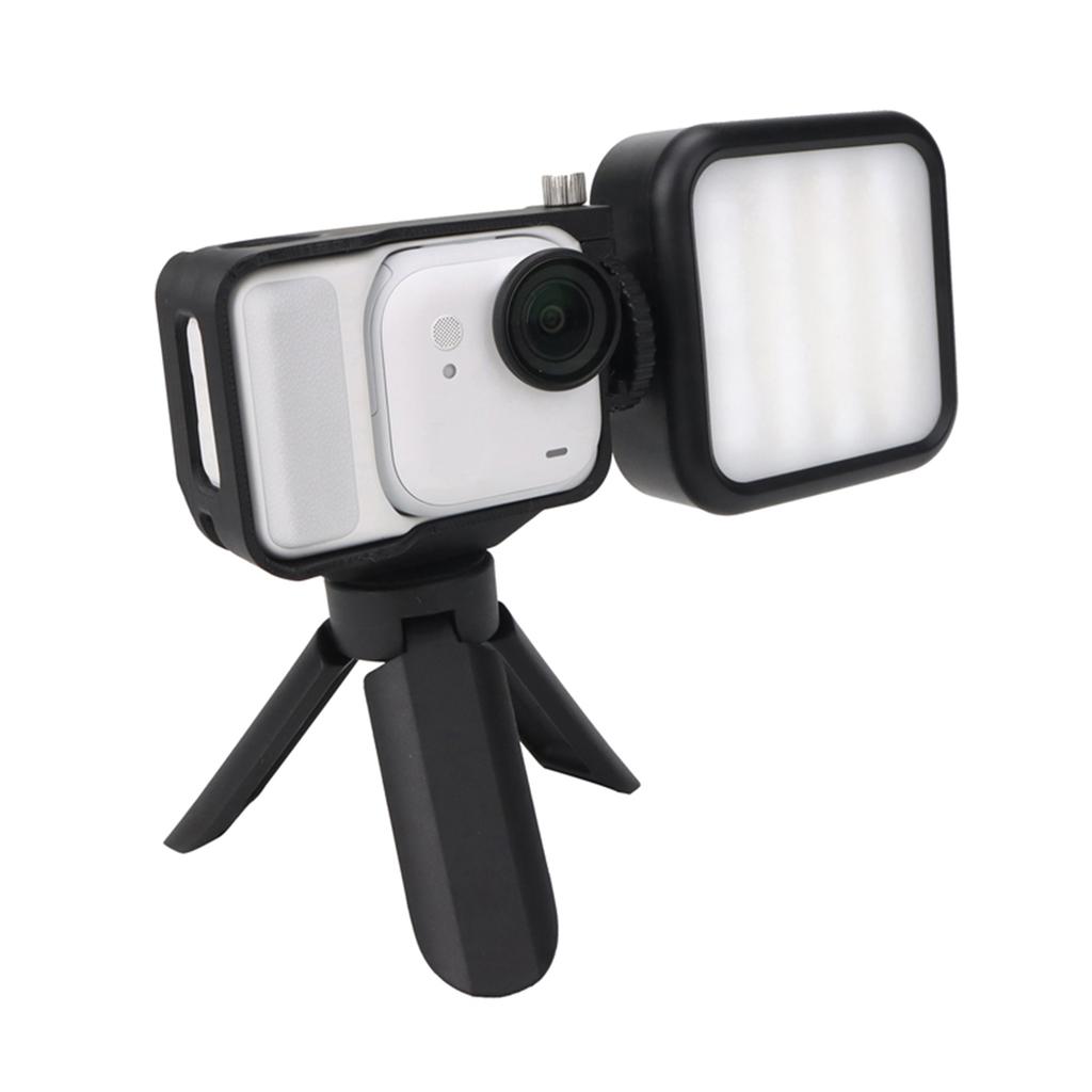Rozšiřující králíkárna Cold Shoe Mount Ochranné pouzdro Skořepina 1/4palcový šroubový adaptér Rozšiřující ochranný rám pro Insta360 Go Ultra