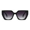 3282 Large Frame European & American Fashion High-End Polygon Cat Eye Sunglasses - Unisex UV Protection