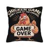 Decorative Pillowcases Chicken Game Dont Look At The Chicken Product Living Room  Pillow Case Cover Zipper Multiple Sizes