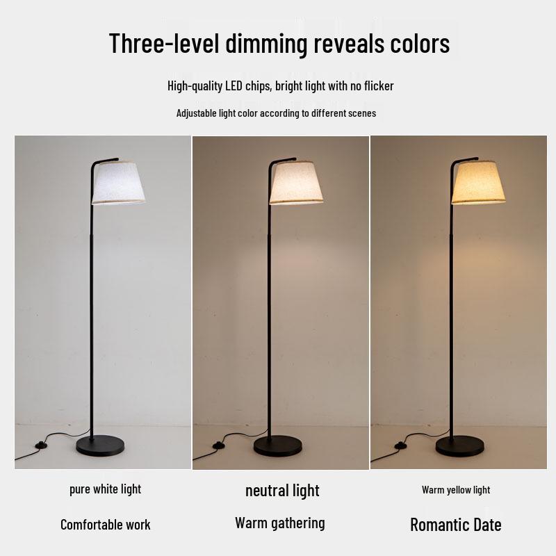 Nordische minimalistische LED-Stehlampe - Moderner französischer Stil für Wohnzimmer oder Schlafzimmer