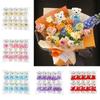 10Pcs/Set Bag Pendant Doll Bear Bouquet Accessories DIY Graduation Bouquet Bear Accessories  Wedding