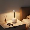 Rechargeable Touch Cordless LED Table Lamp W/Remote Control Small Table Lamp LED Table Light for Bedroom Living Room Nightstand