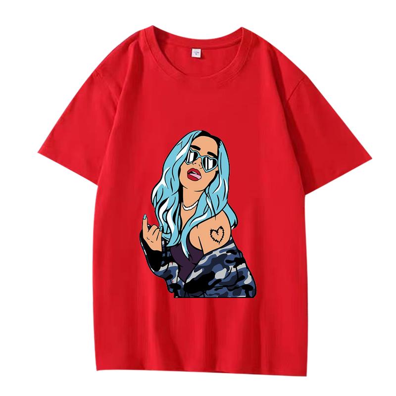 Karol G Essential Graphic T Shirts 2025 Men Women Oversized 100% Cotton Fashion Streetwear Short Sleeve Summer Print Unisex Tops