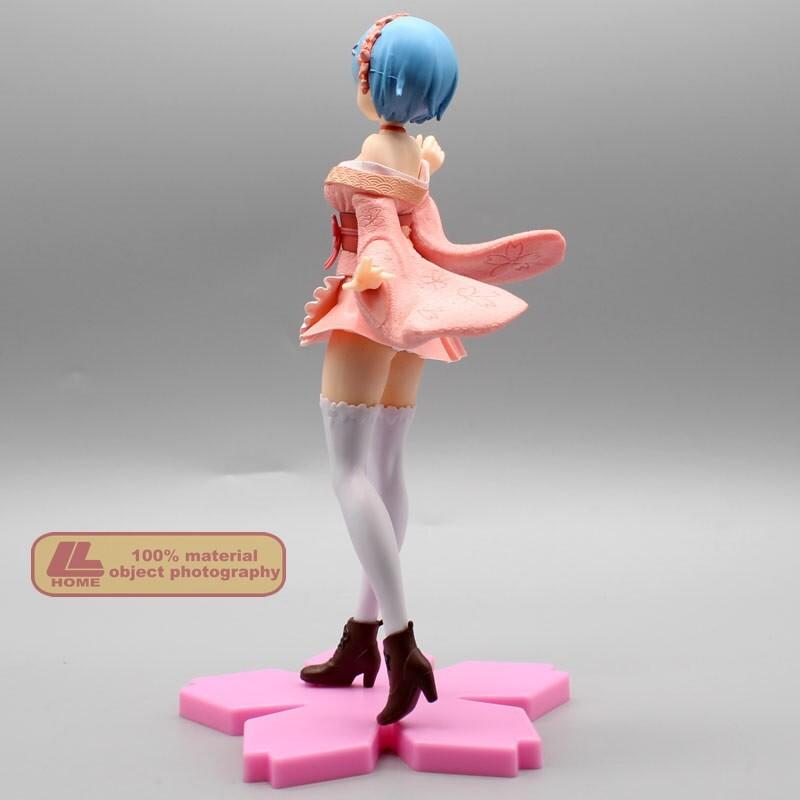 Аниме Re Life In a Different World Rem юбка-кимоно ПВХ фигурка игрушка в подарок — фото 4