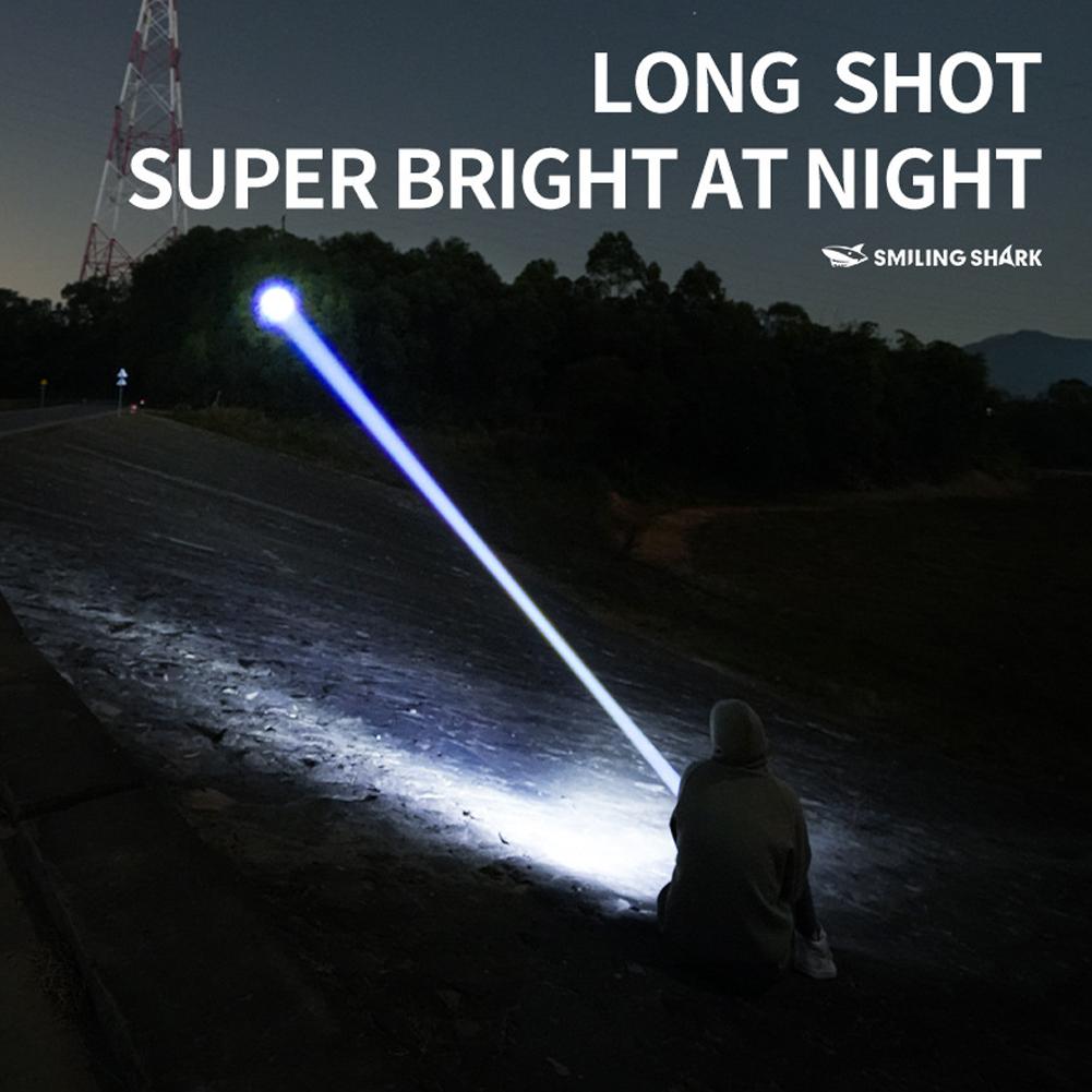 High Strong Power Led FlashlightsTactical Torch With Display Light USB Charging Outdoor Camping Fishing Emergency Zoom Lantern