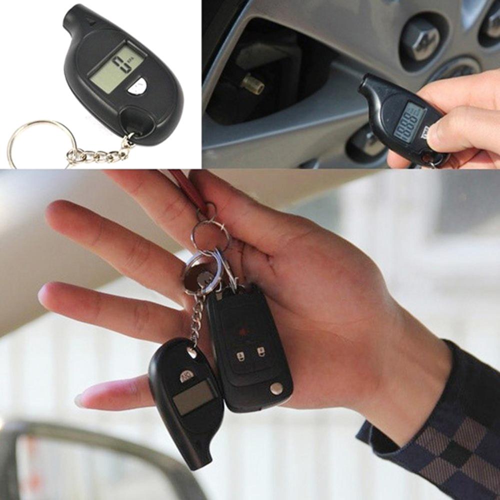 Digitaler Reifendruckprüfer Reifendruckprüfer Luftpumpe Druckprüfer LCD-Anzeige 5-150 PSI Auto Power-off PSI KPa