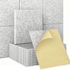18pcs Acoustic Panels 11.81x11.81x0.31in Square Self Adhesive Sound Proof Wall Panels High Density for Home Office