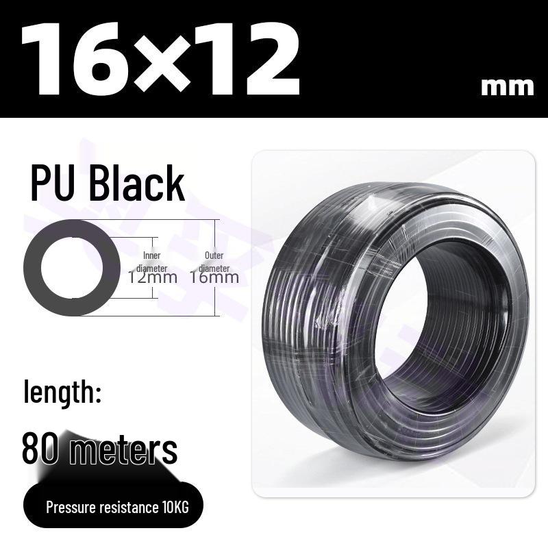 Transparent PU Air Hose for Compressors: Sizes 3-22mm