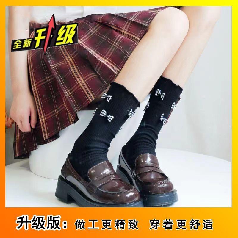 Mary Jane Shoes British Style 2025 Spring and Autumn New College Versatile Jk Shoes Uniform Thick Heel Platform Loafer Small Leather Shoes