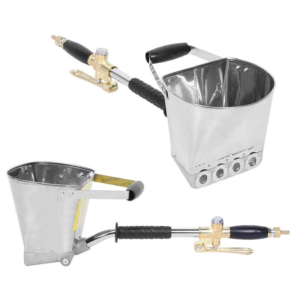 Pulverizator de mortar de ciment din aluminiu Pâlnie de vopsea cu pulverizare exterior pentru interior pentru decorarea casei