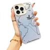 Creative Frosted Silver Protective Case for iPhone 13/14 Pro Max & 11, Compatible with Apple Aviation Aircraft