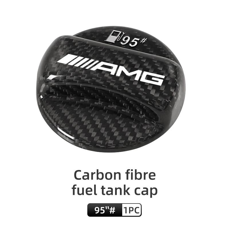 2025 Coche Caliente Tapa del Depósito de Combustible de Fibra de Carbono Accesorios Interiores Para Mercedes Benz AMG W220 W221 W222 W217 W230 W204 W205 W203 W246