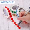 1000Pcs Colored Dot Stickers Color Coding Labels Blank Circle Stickers Adhesive Round Price Stickers for Office 12.7mm 19mm 25mm