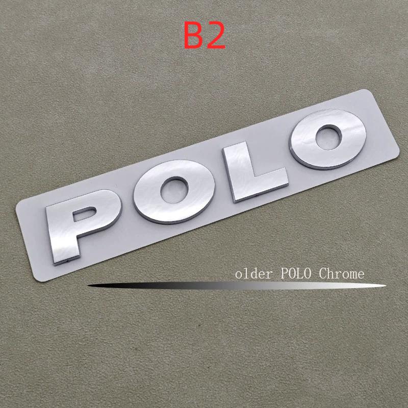 

3D ABS Logo Polo Letters Badge Car Rear Trunk Emblem Sticker B2