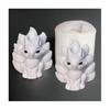 1 PcsFoxes Candle Silicone Mold Handmade Desktop Decoration Gypsum Epoxy Resin Aromatherapy Candle Silicone Mould