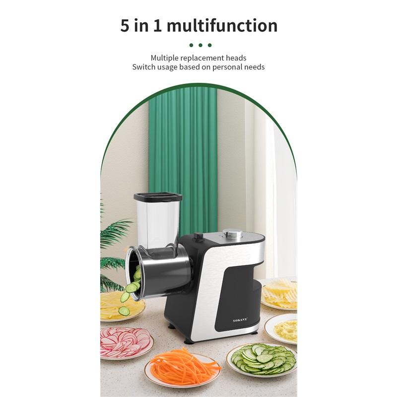 SOKANY1180 Multifunctional Vegetable Slicer Shredder, Household Potato Carrot Cucumber Cutter, Efficient Food Prep Kitchen Gadget