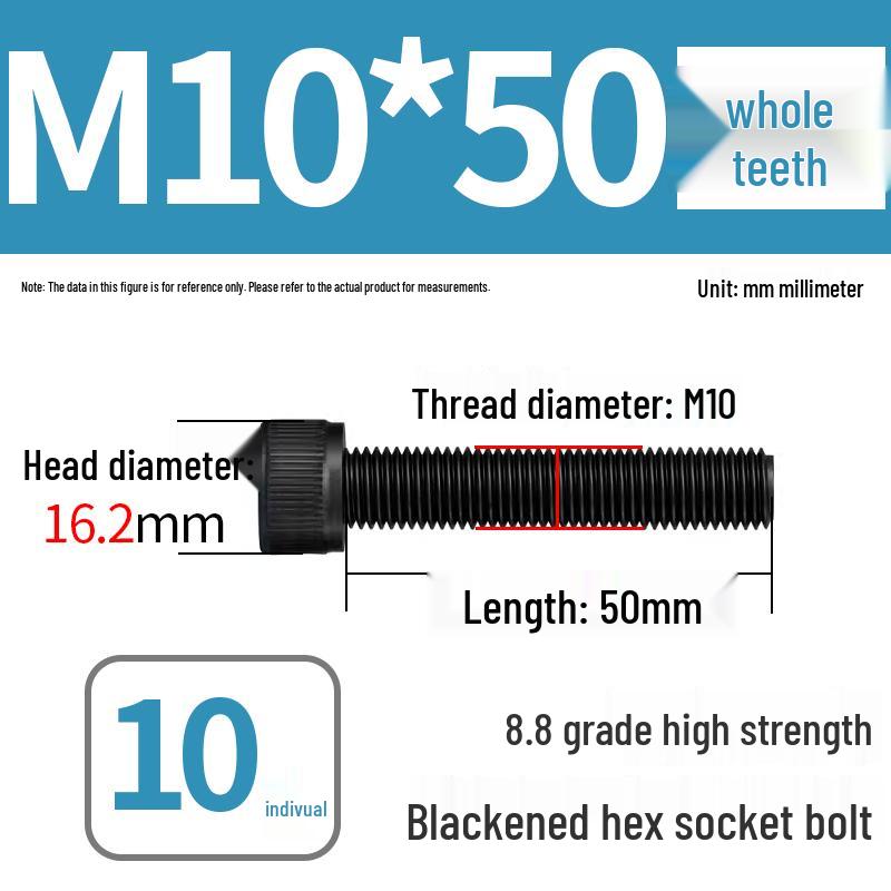 8.8 High-Strength Socket Head Cap Screw Bolt (M4-M20)