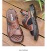 Men's 2023 Dual-Purpose Leather Sandals: Casual Beach Shoes for Summer