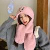 Plush Duck Beanie Cap With Neck Warmer For Cold Weather Use