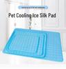 Summer Ice Silk Cooling Mat for Pets - Soft, Comfortable, and Breathable Mat for Cats and Dogs.