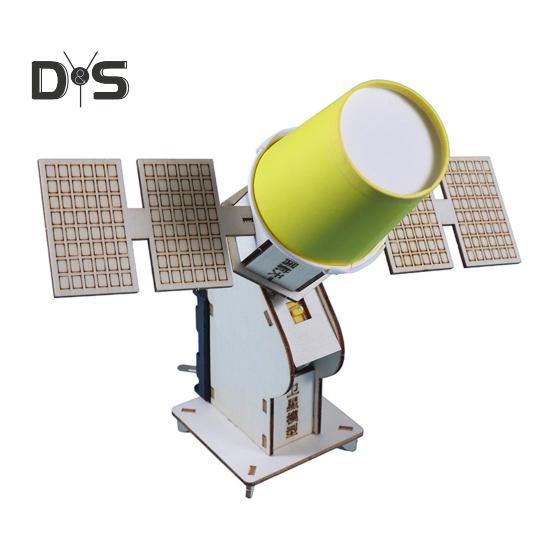 

1 комплект DIY комплект для создания модели искусственного спутника, обучающая деревянная головоломка ручной работы, модель спутника, детские проекты по исследованию науки, игрушка STEM Sets