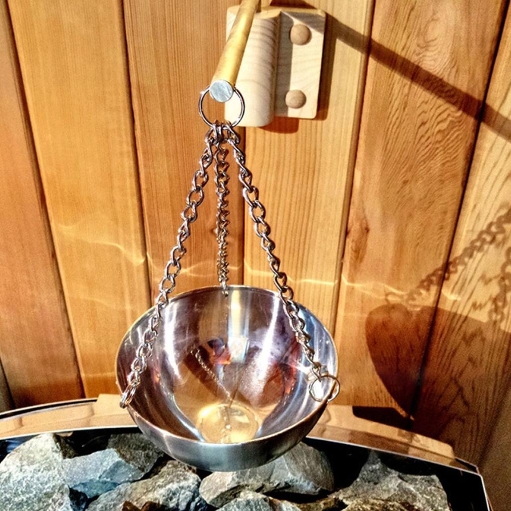 Sauna Bowl, Stainless Steel Sauna Bowl, Herb Bowl, Sauna Evaporator Bowl, Hanging Bowl, Essential Oil Cup,