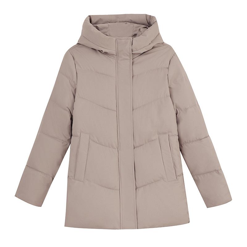 Stor Størrelse Dame Polstret Jakke, Ny Løs og Tynn Jakke, Vinter Polstret Jakke.