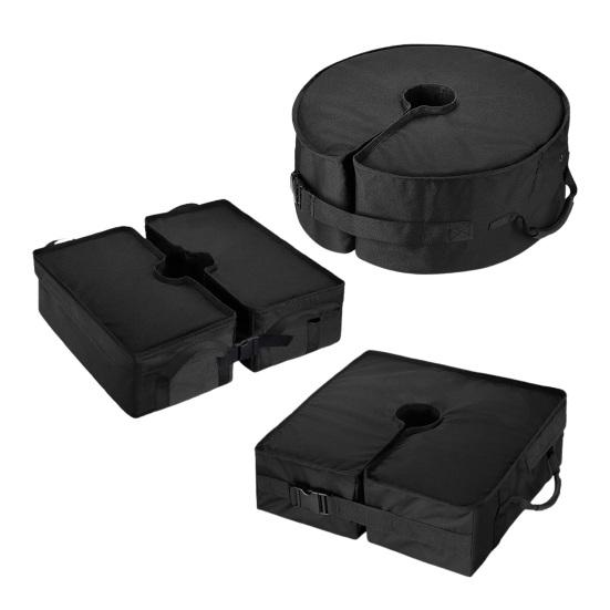 1/2 szt. Obciążnik podstawy parasola Tkanina Oxford Wodoodporny Wytrzymały Okrągły Kwadratowy Prostokątny Worek z piaskiem