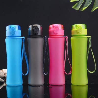 500ml Sports Water Bottles BPA Free Leakproof Frosted Plastic Cup for Outdoor Fitness Gym Drinkware Outdoor Travel Juice Cup