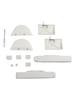 Kit de Reposição AXV417WHP para Limpador de Piscina Hayward Pro com Balanços AXV417WHP Molduras AXV604WHP Defletores AXV434WHP