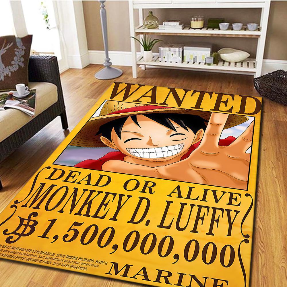 Luffy D Floor Carpet, Digital Printed Movie Rug, Home Decor Mat for Bedroom, Living Room Play Mat -HYQ24