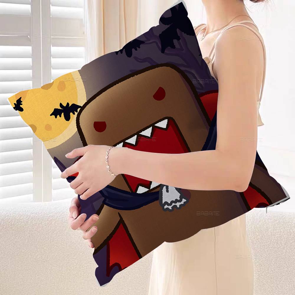 Cute Domo Kun Personalized Pillow Dust Cover Bedroom Kids Party Decoration Pillowcase Birthday Children Gift