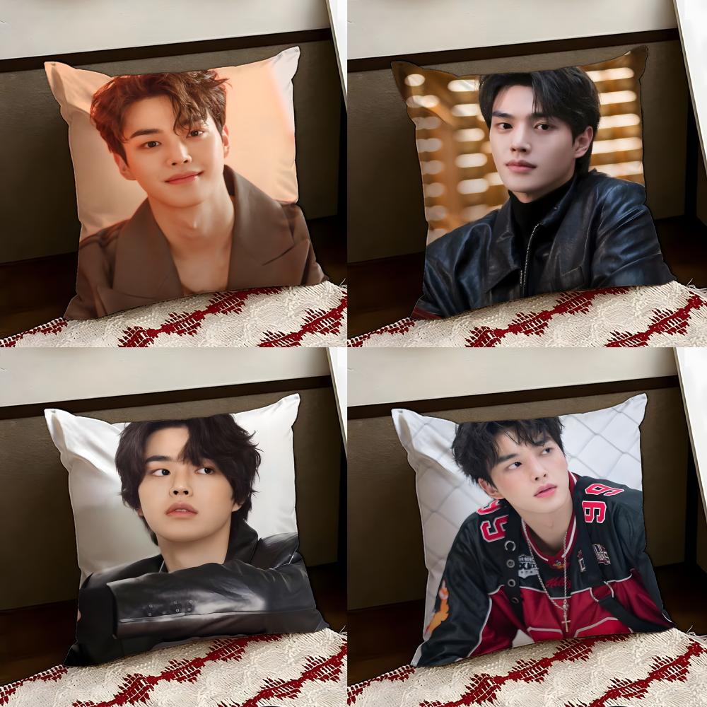 Korean Actor SSong KKang Cushion Cover Reversible Soft Durable Pillow Cover Home Car MultiScene Use for Daily Comfort