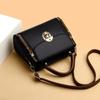 Casual Square Shape Vintage Handbag Large Capacity Solid Color Shoulder Bag Small Square Bag