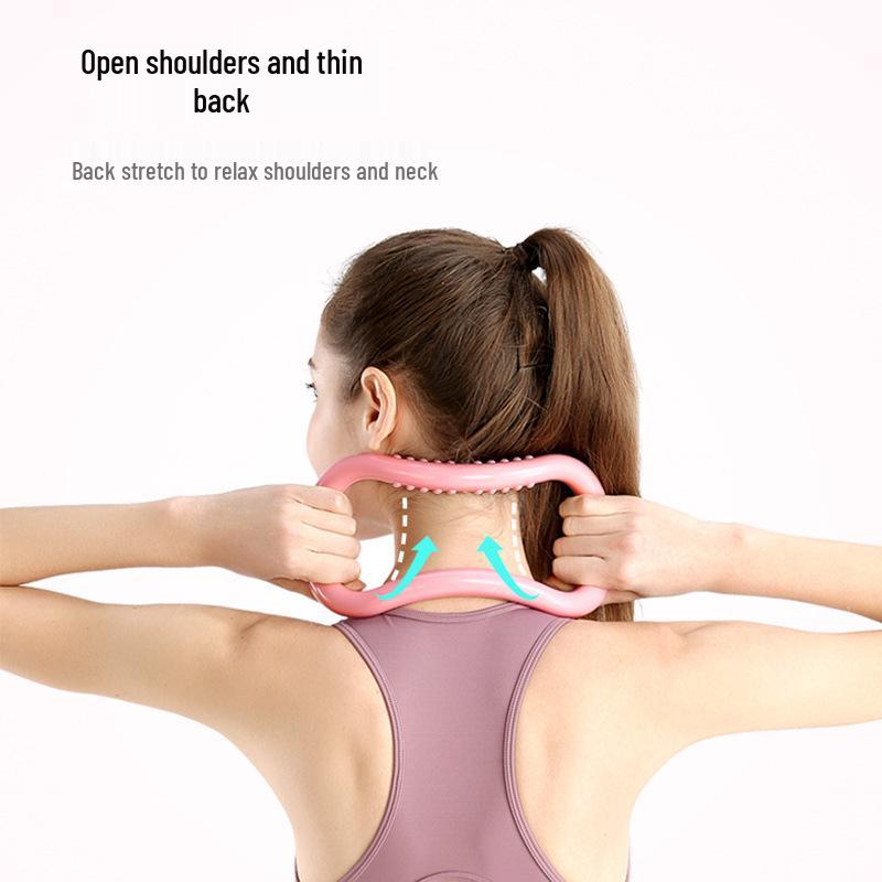 Magic Yoga Ring for Shoulder and Back Stretching, Pilates, and Fitness Massage