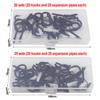 Q-Hanger Crew Hooks for Outdoor String Lights Safety Buckle Design