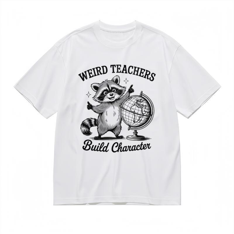 

Women s Fashion Slight Stretch Classic T-Shirt Build Character Globe Scene Tee S