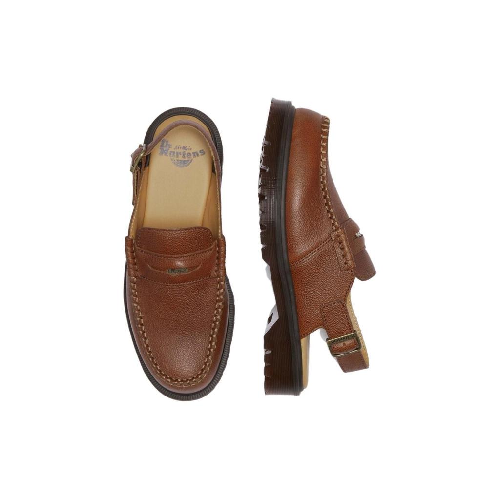 Dr. Martens Comfortable Round Toe Versatile Backless Casual Shoes Women Casual Shoes Brown 31511248