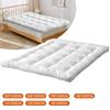 Thickened Mattress, Fiber Soft Cushion, Household Bedroom Mattress, Non-slip Mattress with Band, Multiple-sizes Optional