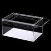Breathable Reptile Terrarium, Transparent Acrylic Cage, Small Animal Reptile Box, Insect Case, Gecko, Snake, Lizard, Frog, Scorpion, Spider Cage, Isol