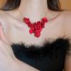Collana con Perline per Clavicola Resort Bohemien - Accessorio di Moda di Lusso Leggero di Alta Gamma