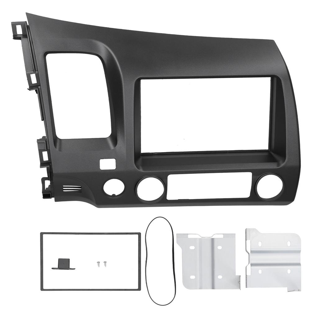 2Din Stereo Radio Fascia DVD Audio Navigation Panel Frame for Honda Civic 20062011 LHD