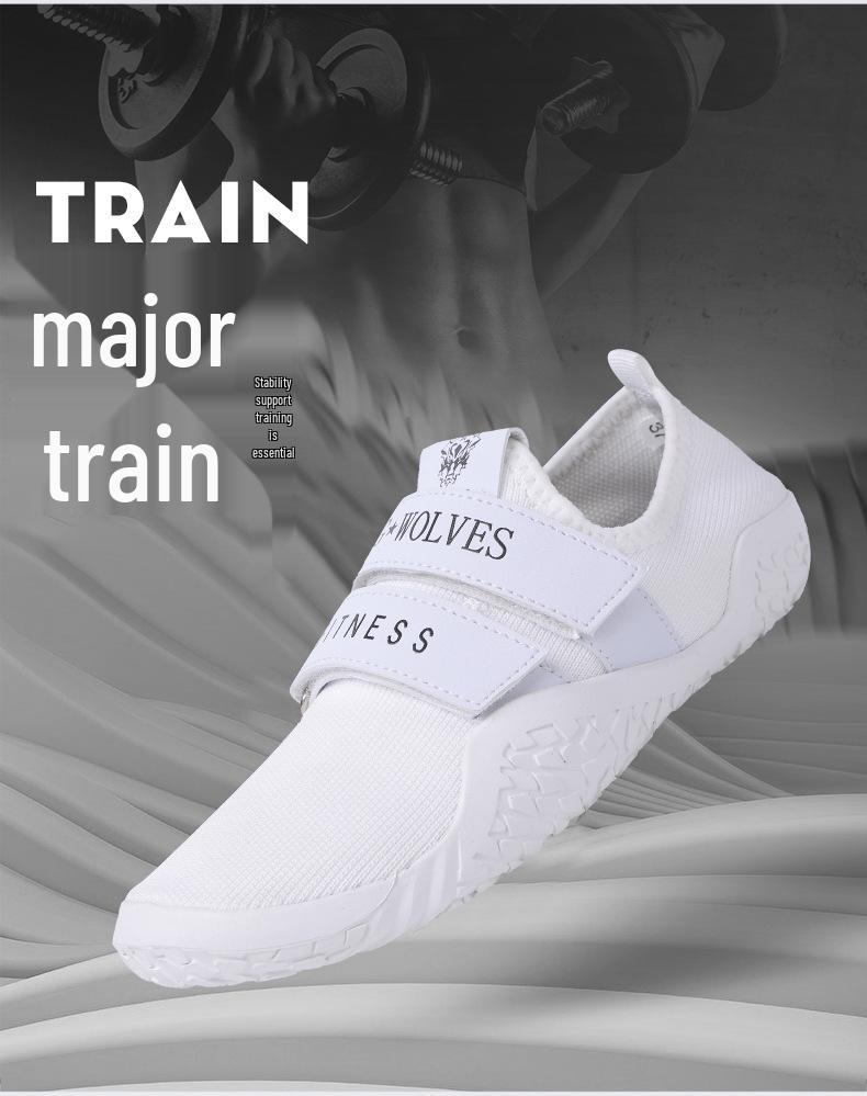 Versatile Squat Deadlift Shoes - Unisex Weightlifting & Wrestling Shoes with Soft Sole, Breathable, Non-slip for Fitness