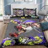 Cartoon game S-Splatoon Duvet Cover Pillowcase Bedding Set Adult Boys Girls Bedroom Decoration Children Gift Single Double Size
